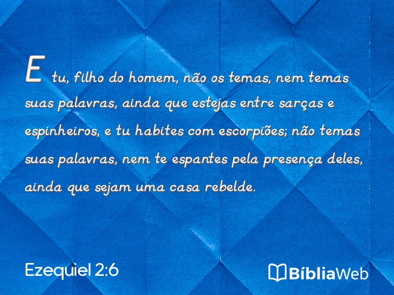 Ezequiel 2:6 em imagem para compartilhar