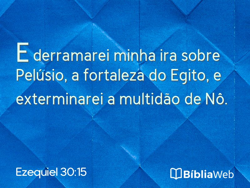 Ezequiel 30:15 em imagem para compartilhar