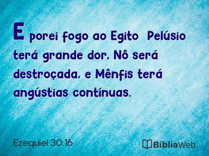 Ezequiel 30:16 em imagem para compartilhar