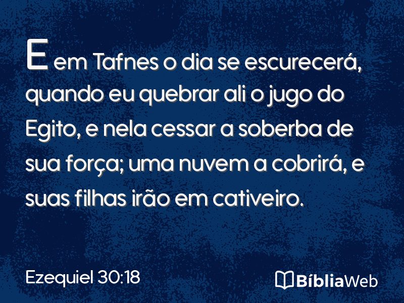 Ezequiel 30:18 em imagem para compartilhar