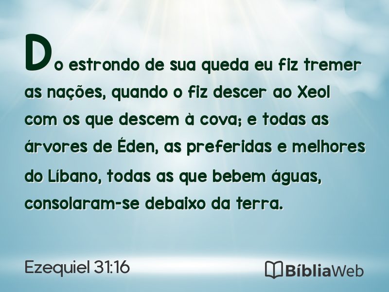 Ezequiel 31:16 em imagem para compartilhar