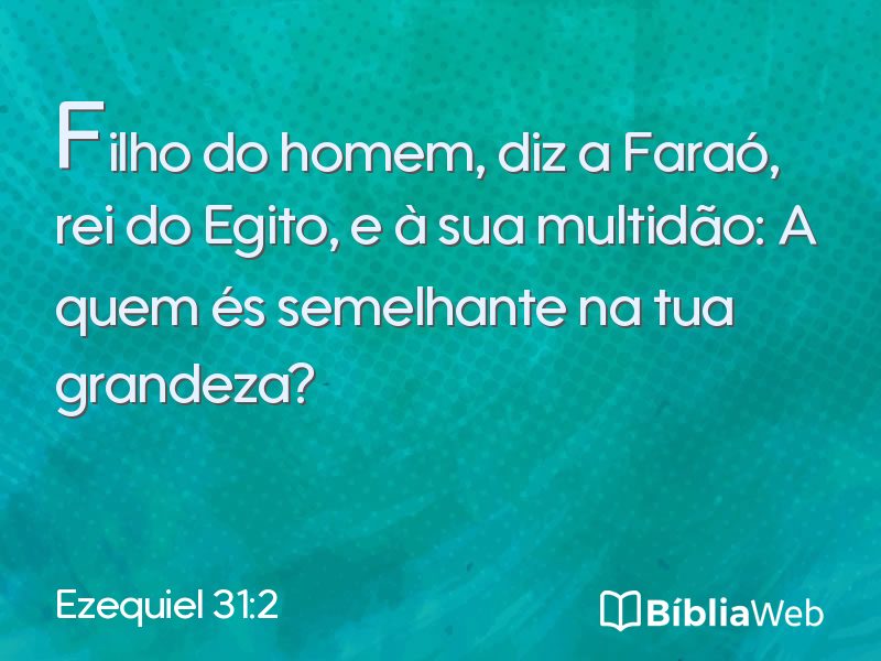 Ezequiel 31:2 em imagem para compartilhar