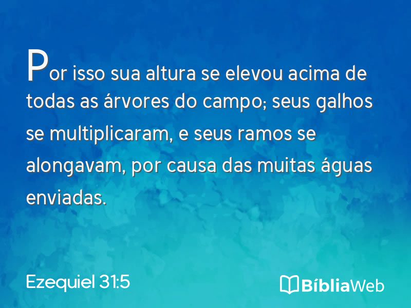 Ezequiel 31:5 em imagem para compartilhar