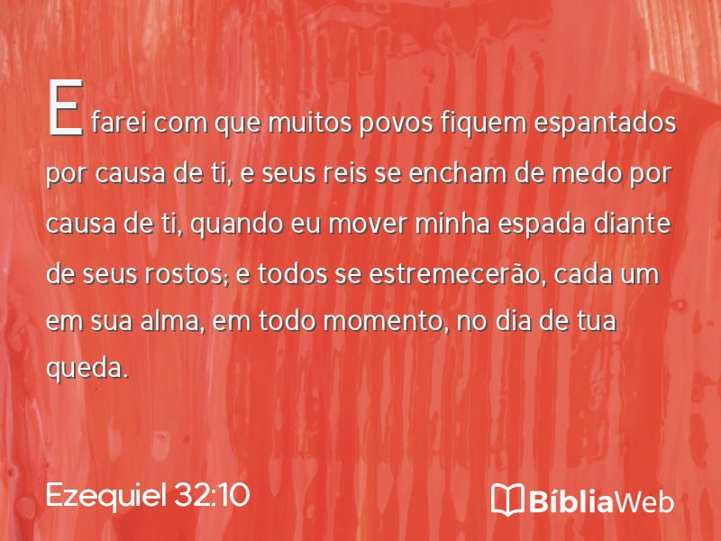 Ezequiel 32:10 em imagem para compartilhar