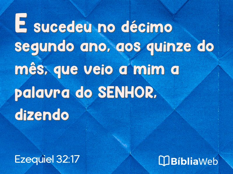 Ezequiel 32:17 em imagem para compartilhar