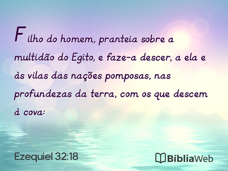 Ezequiel 32:18 em imagem para compartilhar