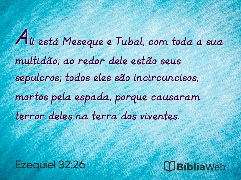 Ezequiel 32:26 em imagem para compartilhar