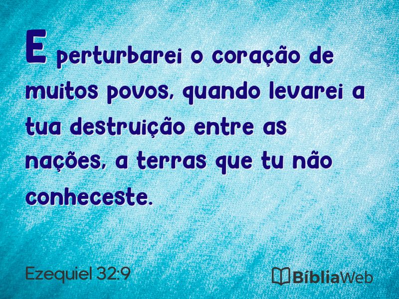 Ezequiel 32:9 em imagem para compartilhar