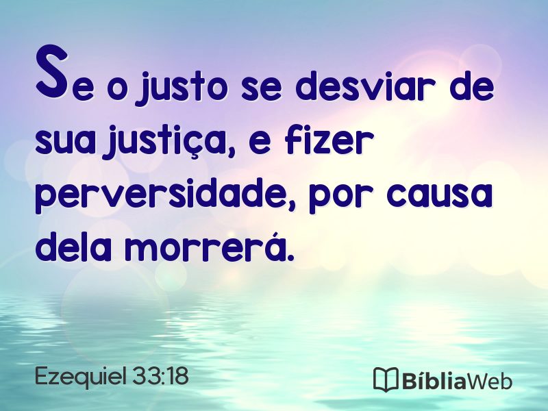Ezequiel 33:18 em imagem para compartilhar