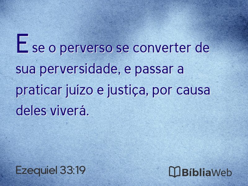 Ezequiel 33:19 em imagem para compartilhar