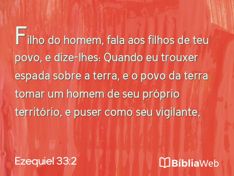 Ezequiel 33:2 em imagem para compartilhar