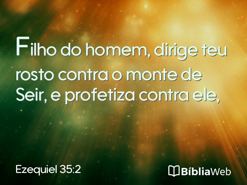 Ezequiel 35:2 em imagem para compartilhar