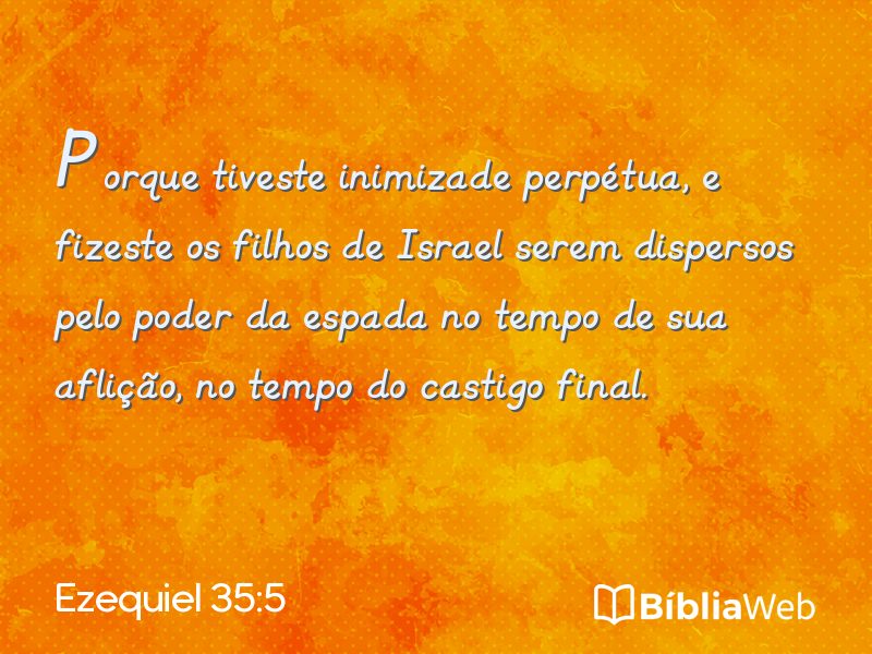 Ezequiel 35:5 em imagem para compartilhar