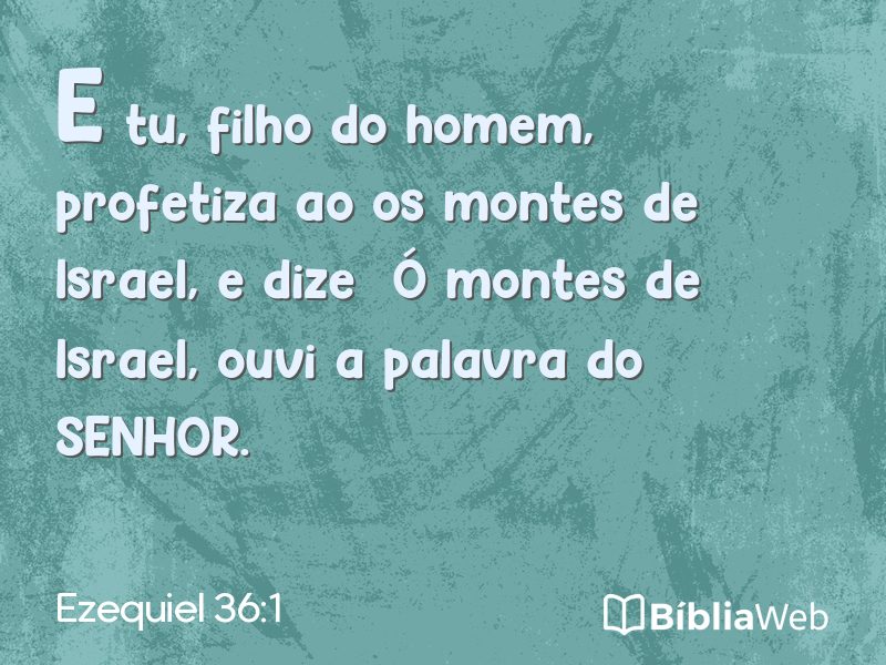 Ezequiel 36:1 em imagem para compartilhar