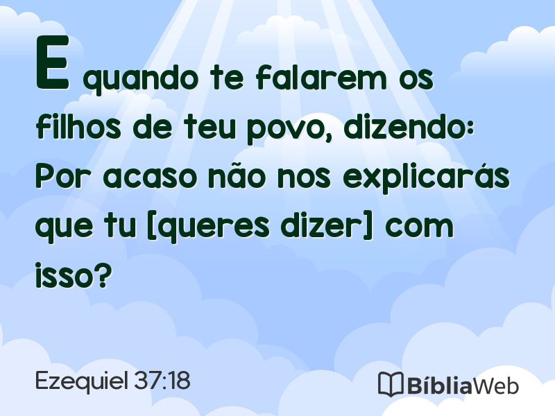 Ezequiel 37:18 em imagem para compartilhar