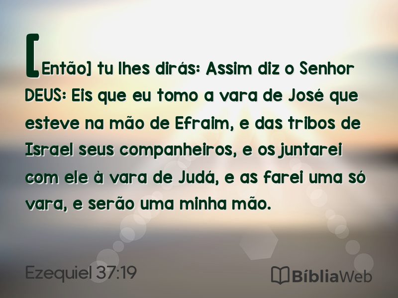 Ezequiel 37:19 em imagem para compartilhar