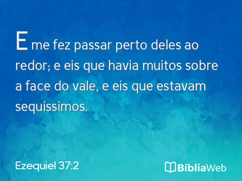 Ezequiel 37:2 em imagem para compartilhar