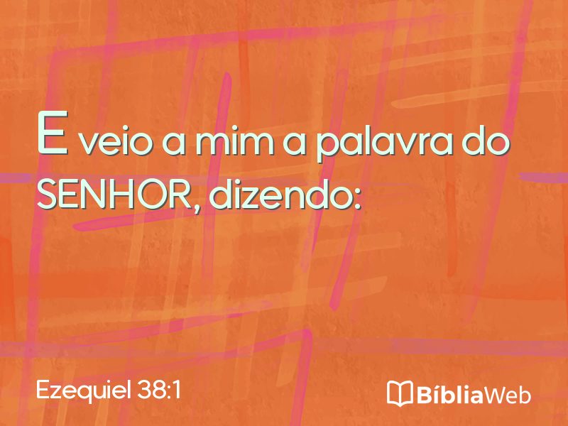 Ezequiel 38:1 em imagem para compartilhar