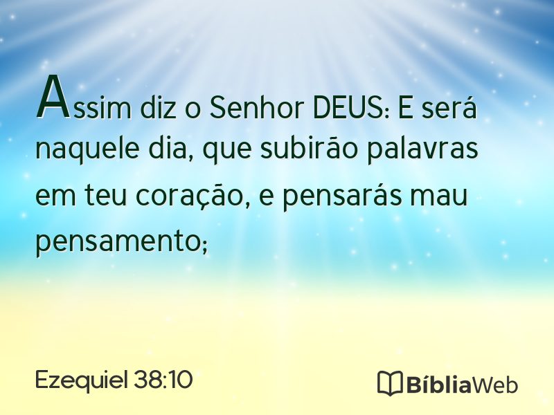 Ezequiel 38:10 em imagem para compartilhar