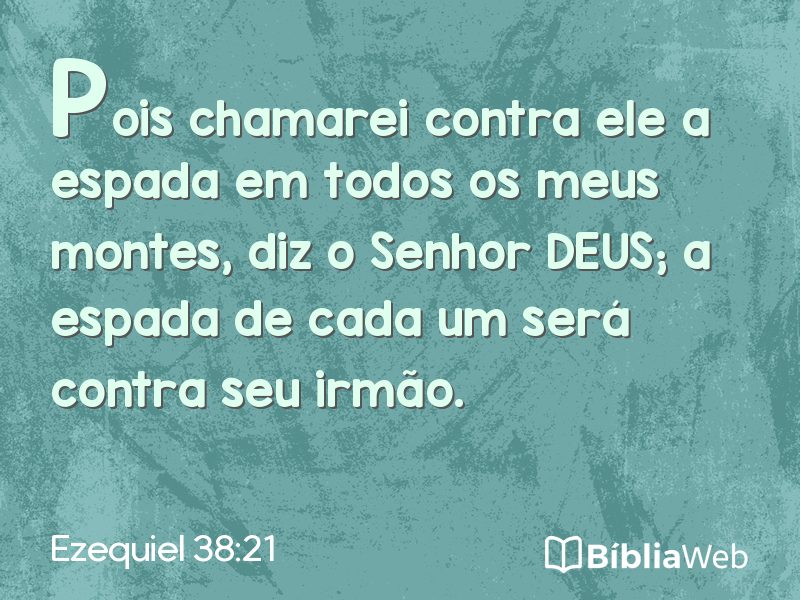 Ezequiel 38:21 em imagem para compartilhar