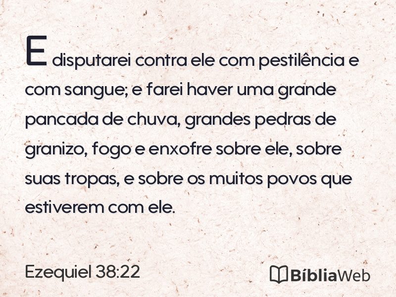 Ezequiel 38:22 em imagem para compartilhar