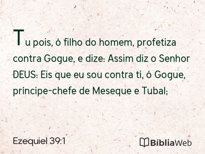 Ezequiel 39:1 em imagem para compartilhar