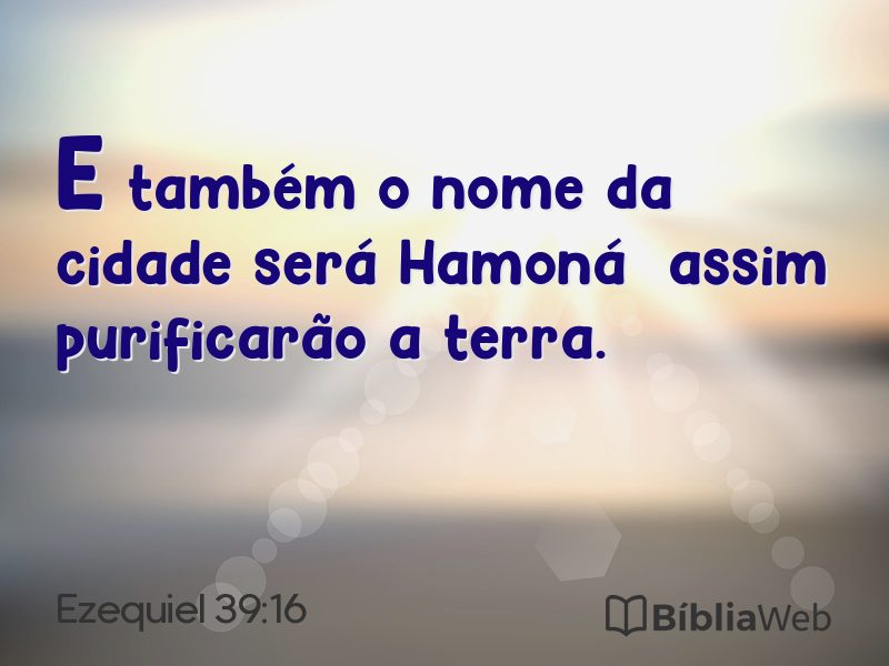Ezequiel 39:16 em imagem para compartilhar