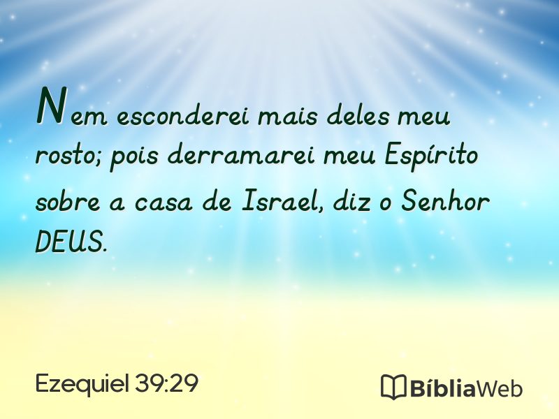 Ezequiel 39:29 em imagem para compartilhar