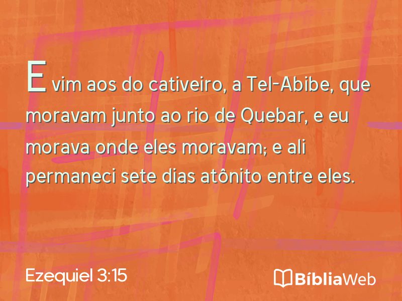 Ezequiel 3:15 em imagem para compartilhar