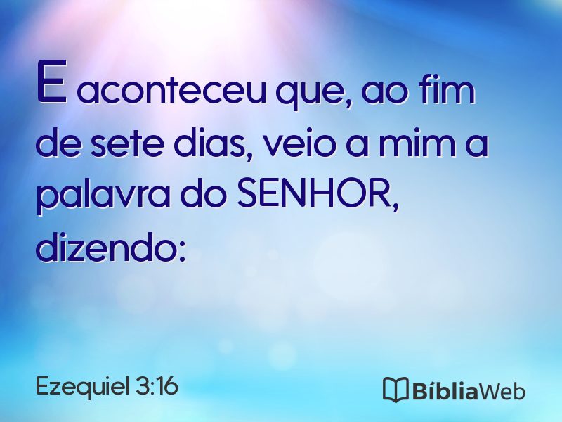 Ezequiel 3:16 em imagem para compartilhar