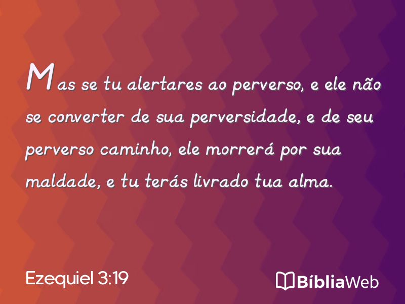 Ezequiel 3:19 em imagem para compartilhar