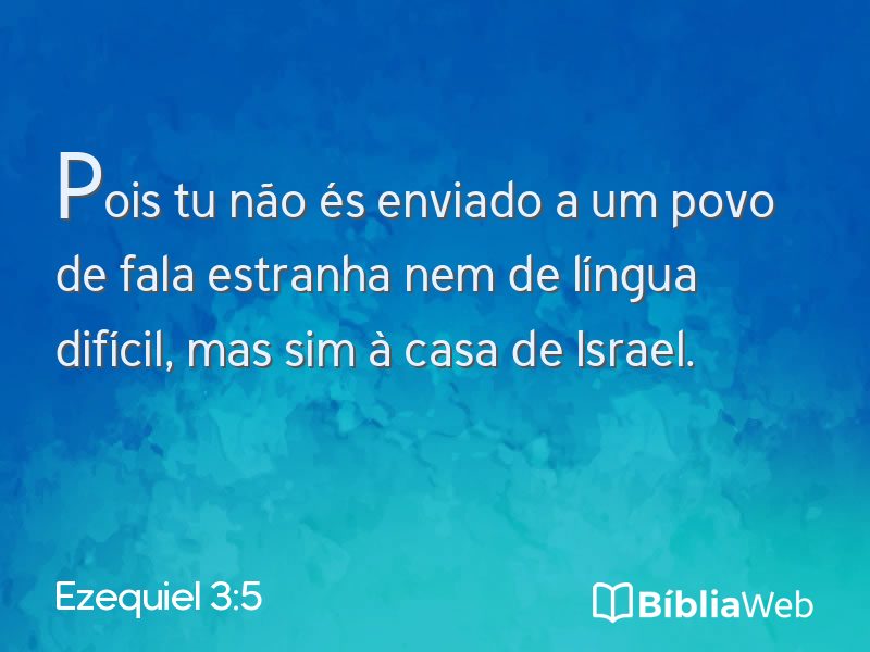 Ezequiel 3:5 em imagem para compartilhar