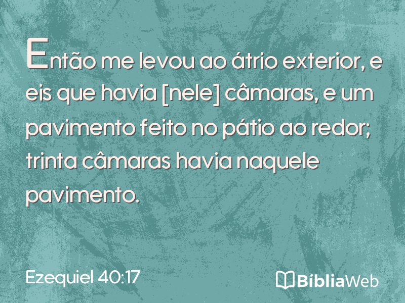 Ezequiel 40:17 em imagem para compartilhar