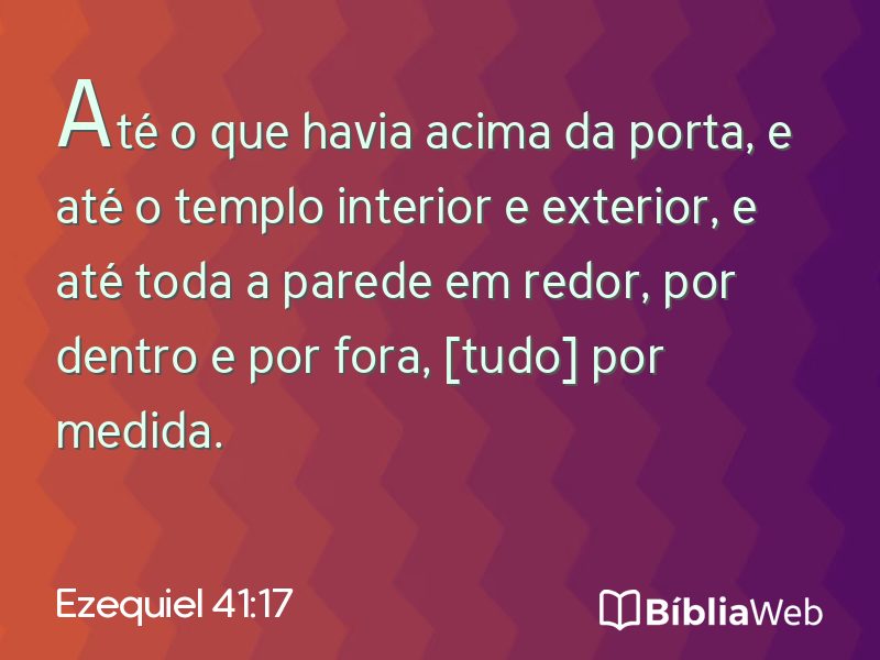 Ezequiel 41:17 em imagem para compartilhar