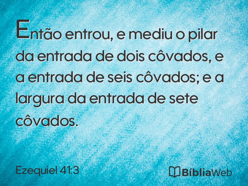 Ezequiel 41:3 em imagem para compartilhar