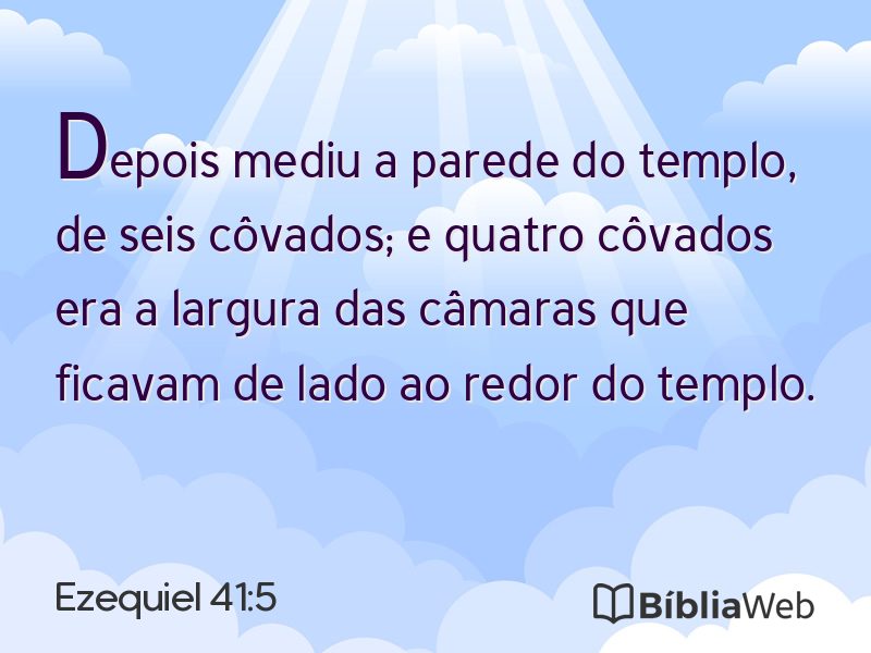 Ezequiel 41:5 em imagem para compartilhar