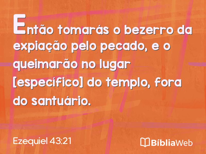 Ezequiel 43:21 em imagem para compartilhar