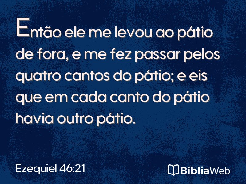 Ezequiel 46:21 em imagem para compartilhar
