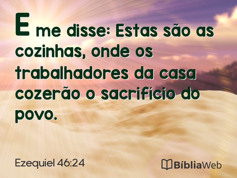 Ezequiel 46:24 em imagem para compartilhar