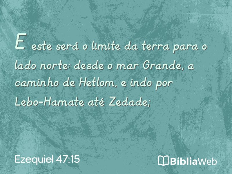 Ezequiel 47:15 em imagem para compartilhar