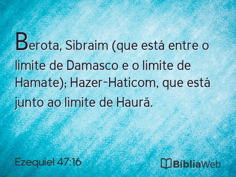 Ezequiel 47:16 em imagem para compartilhar