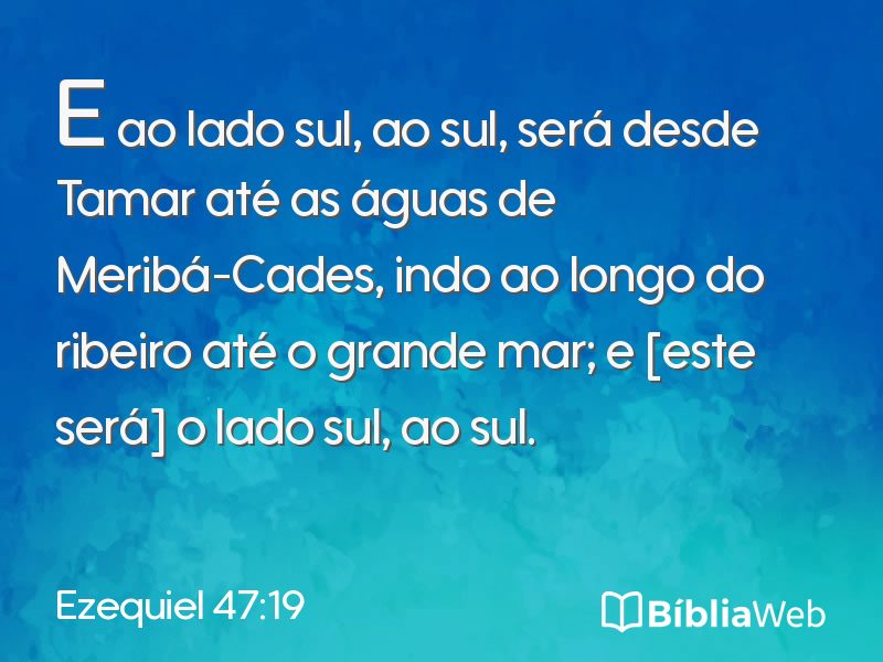 Ezequiel 47:19 em imagem para compartilhar