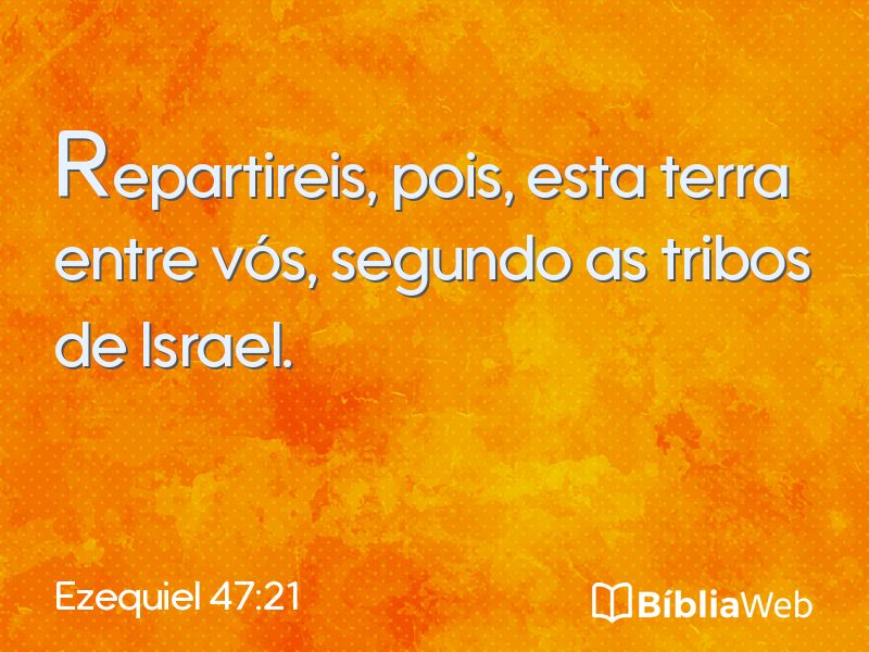 Ezequiel 47:21 em imagem para compartilhar