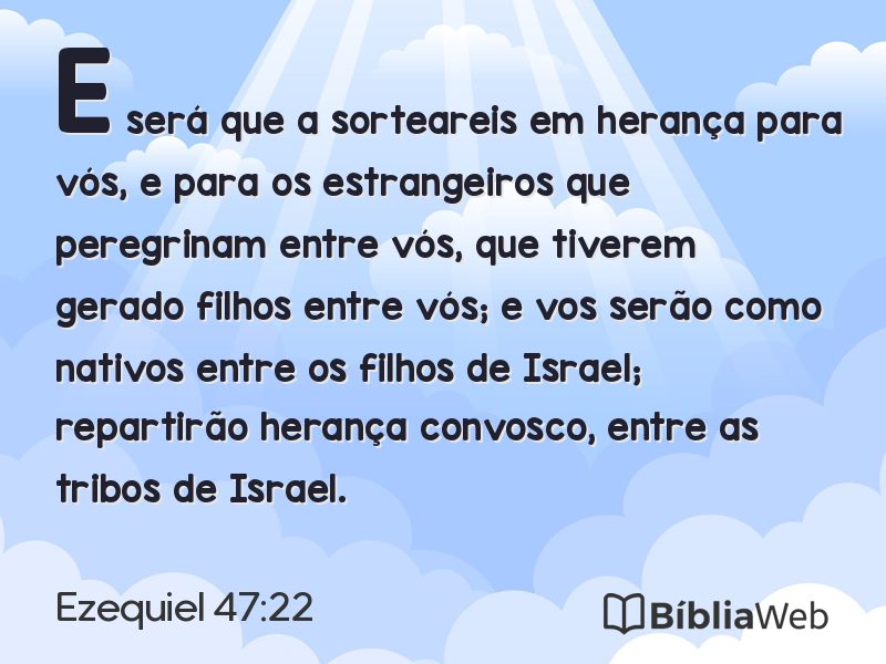 Ezequiel 47:22 em imagem para compartilhar