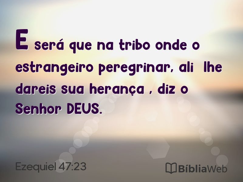 Ezequiel 47:23 em imagem para compartilhar