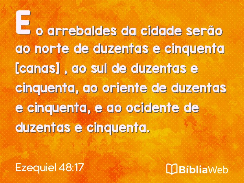 Ezequiel 48:17 em imagem para compartilhar