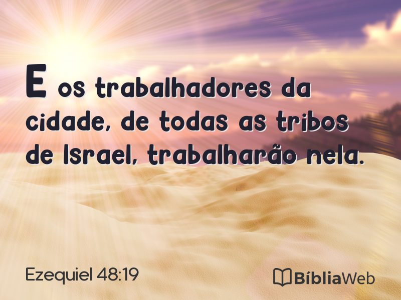 Ezequiel 48:19 em imagem para compartilhar