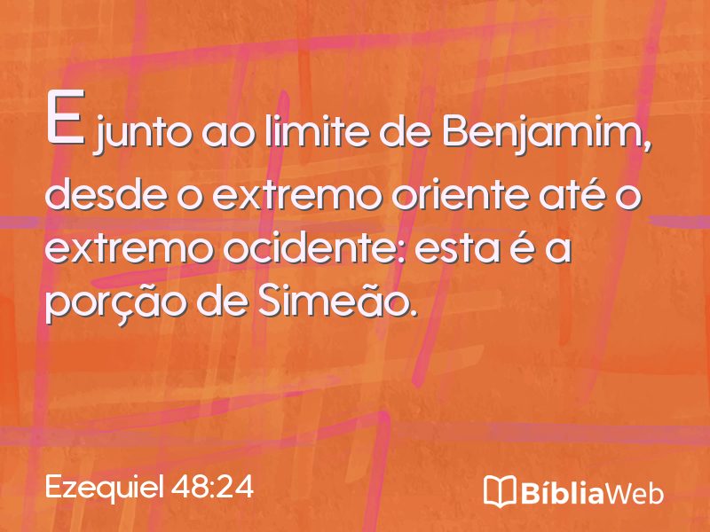 Ezequiel 48:24 em imagem para compartilhar