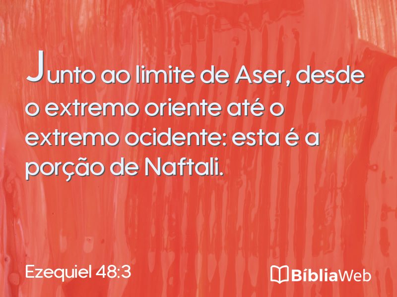 Ezequiel 48:3 em imagem para compartilhar