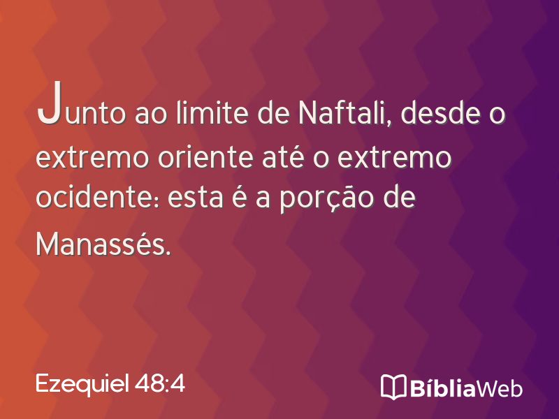 Ezequiel 48:4 em imagem para compartilhar